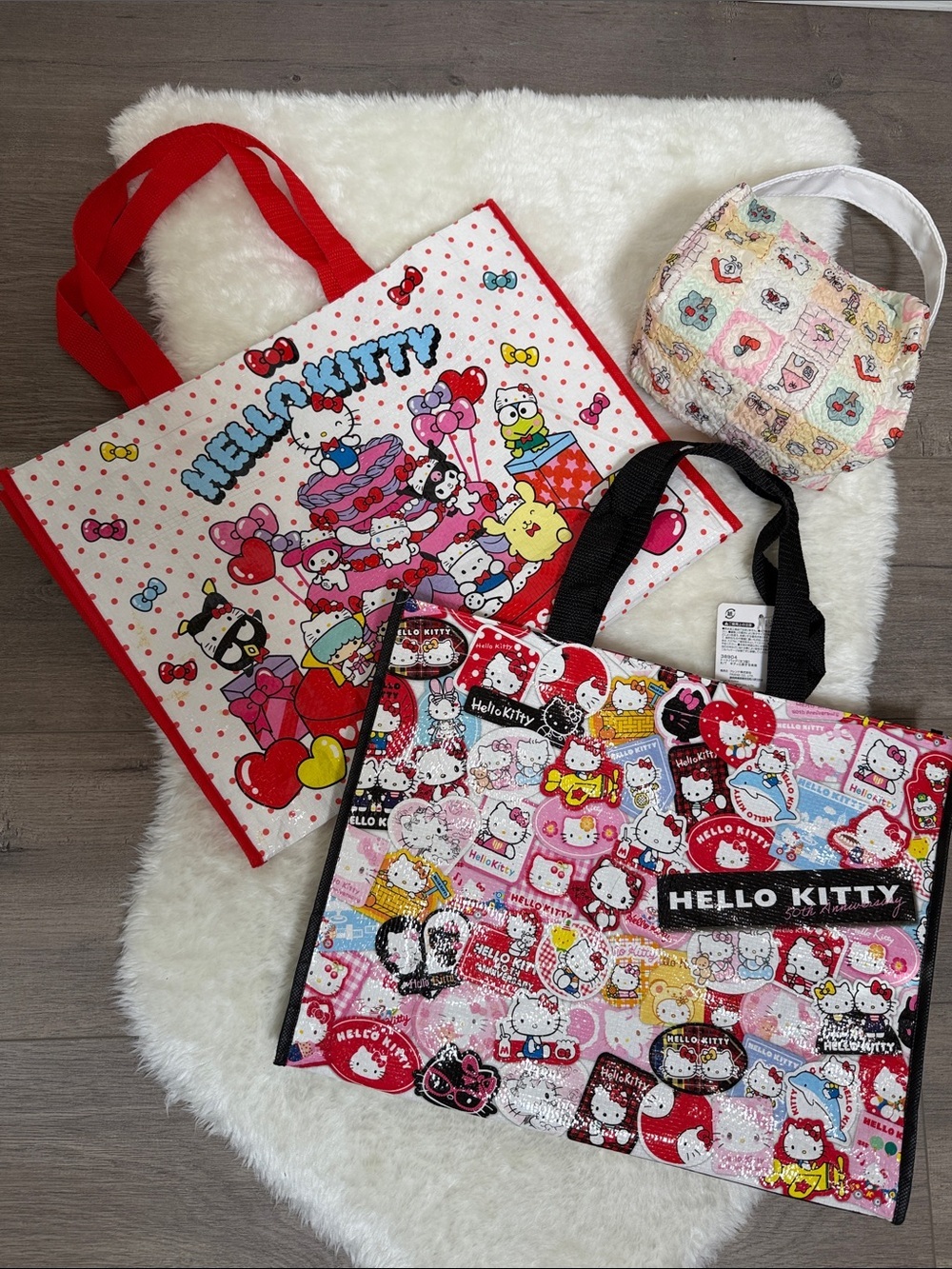 Hello Kitty Bundle Totes & Pouch - Picture 2 of 6